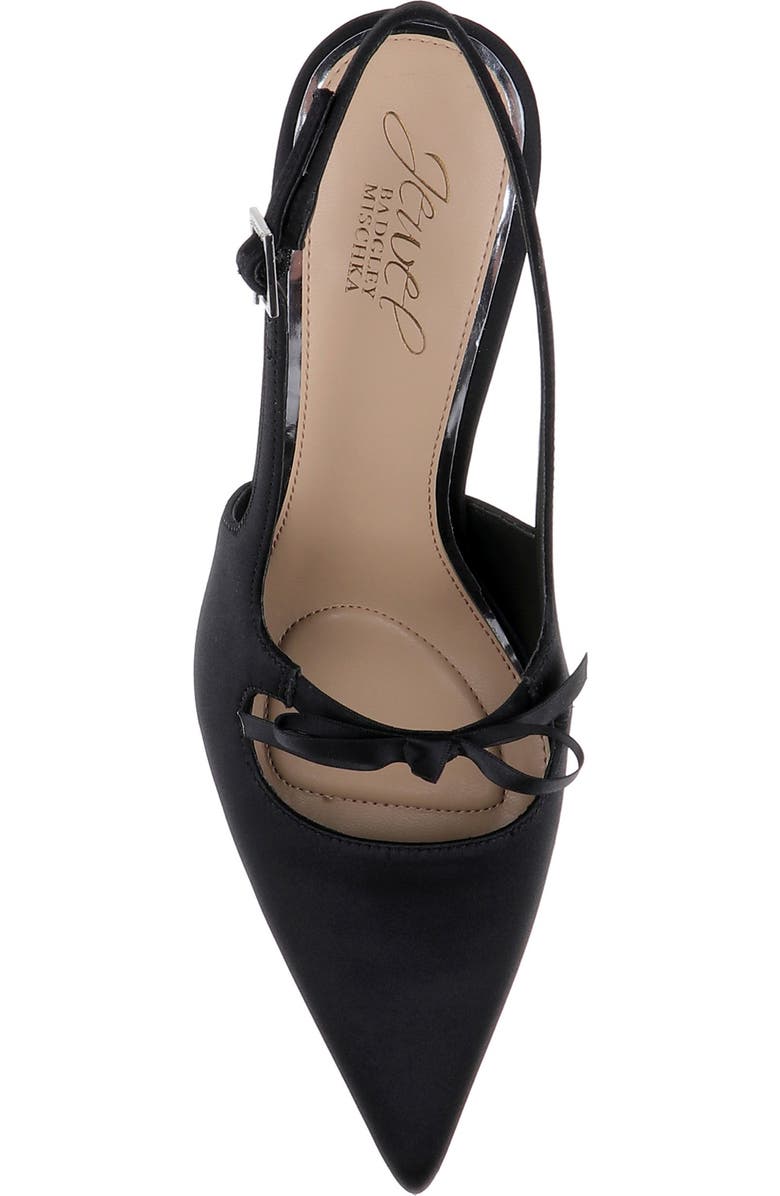 Jewel Badgley Mischka Zaya Pointed Toe Slingback Pump, Alternate, color,
