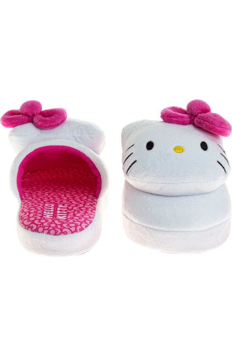 JOSMO Kids' Hello Kitty<sup>®</sup> Dual Size Slipper, Alternate, color, White/ Fuchsia