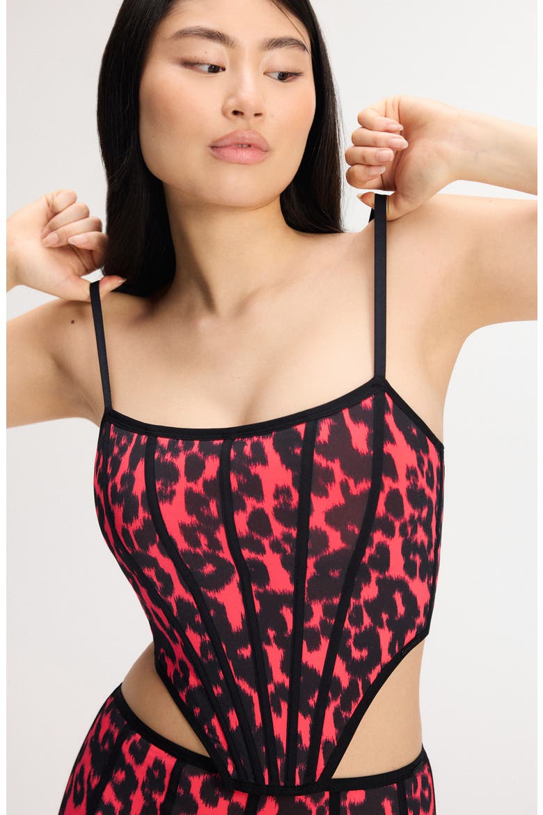 City Kitty Bustier, Alternate, color, OPEN LATE RED VINTAGE