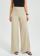Betabrand Classic High Waist DPYP Dress Pant Yoga Pants Wide Leg