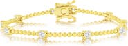 SIMONA Round Cubic Zirconia Beaded Bracelet