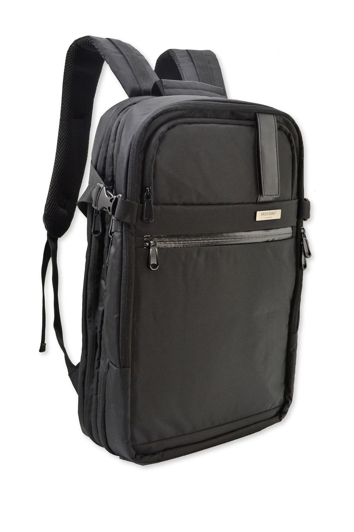 Duchamp Getaway Carry-On Backpack Suitcase, Alternate, color, Black