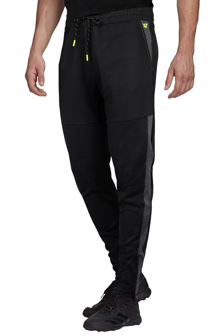 Joggers, Alternate, color, BLACK/ NEON GREEN