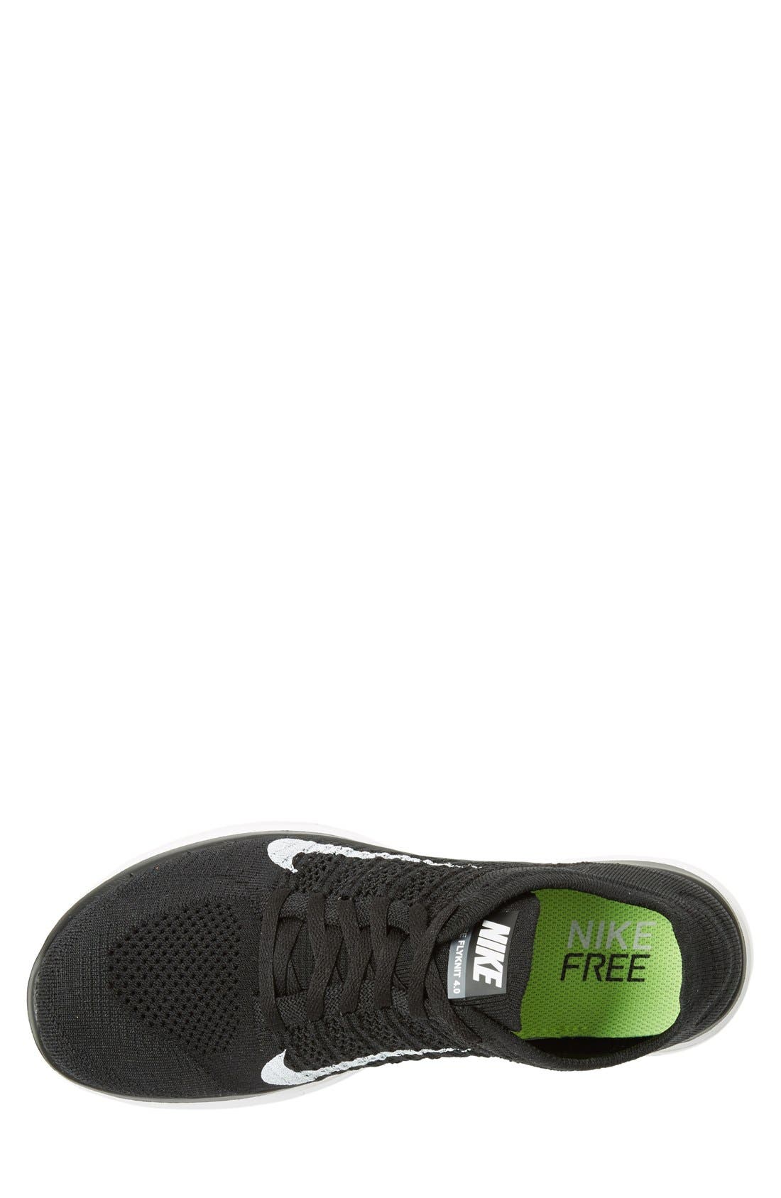 Nike 'Free 4.0 Flyknit' Running Shoe, Alternate, color, 