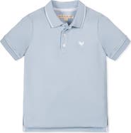 Hope & Henry Kids' Organic Short Sleeve Knit Pique Polo Shirt