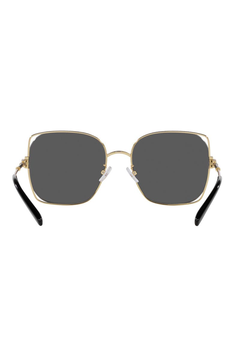 55mm Square Sunglasses, Alternate, color, SHINY GOLD
