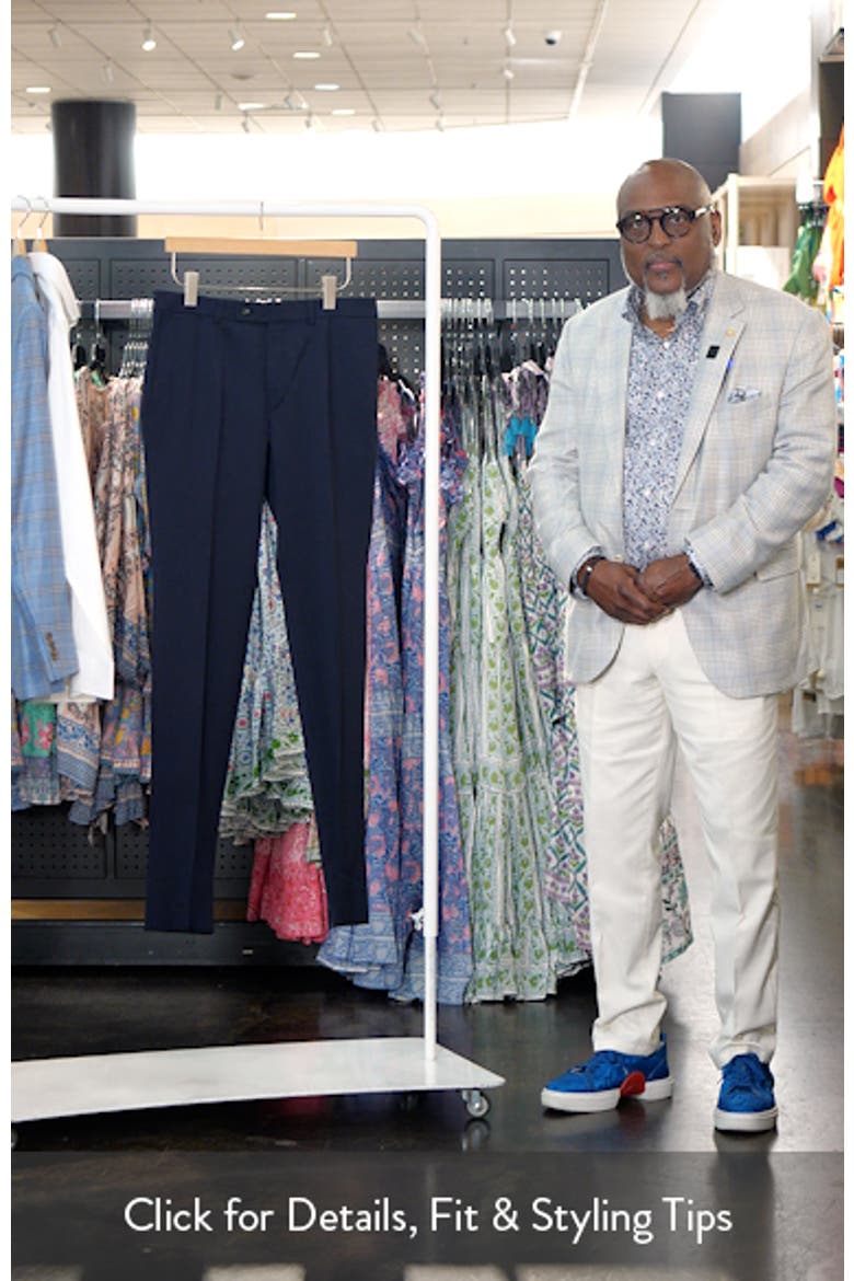 Payne Flat Front Wool Trousers video