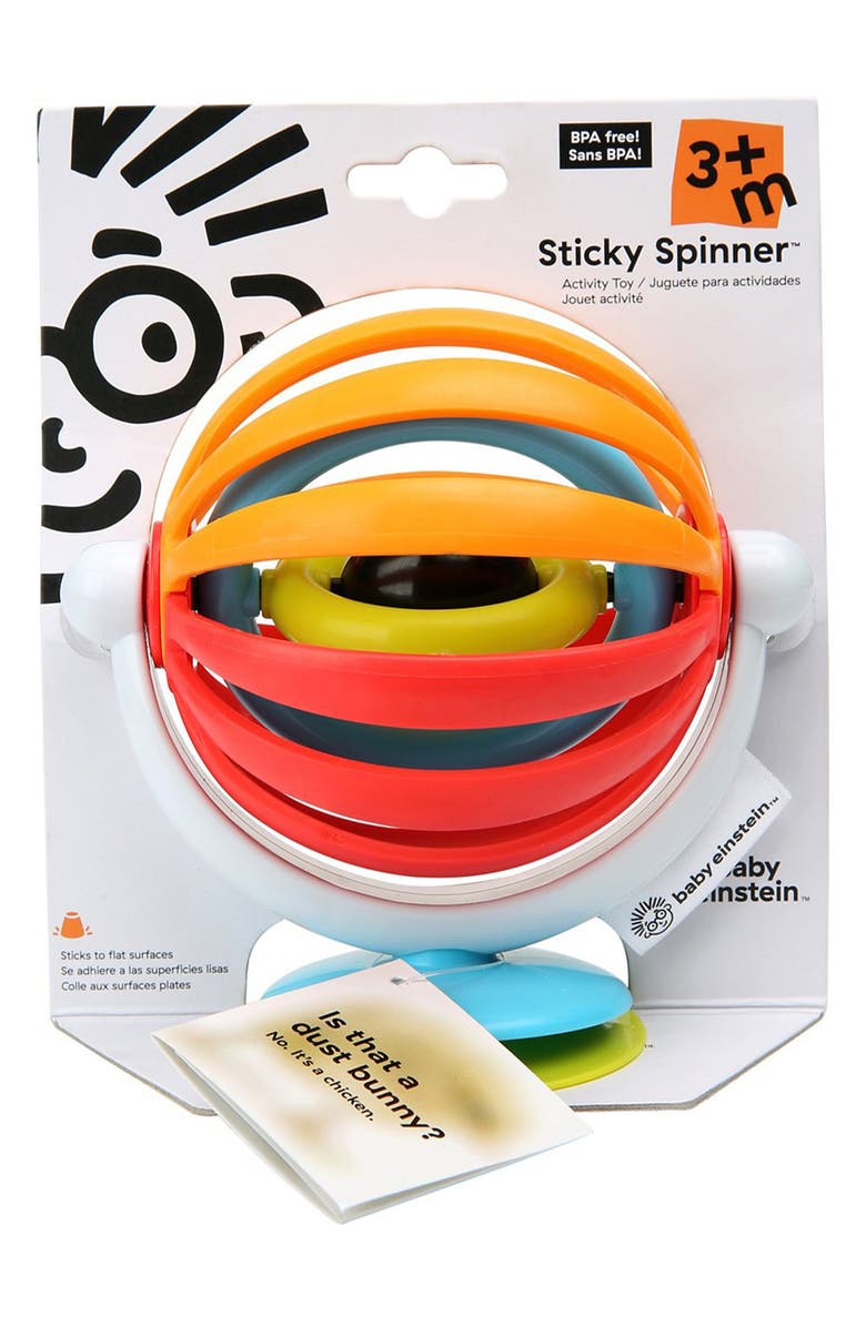 Baby Einstein Be Sticky Spinner Toy, Alternate, color, 