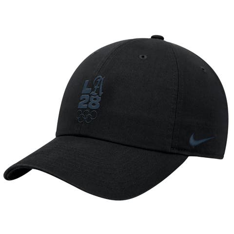 Men's Nike Black LA28 Summer Olympics Script Club Adjustable Hat