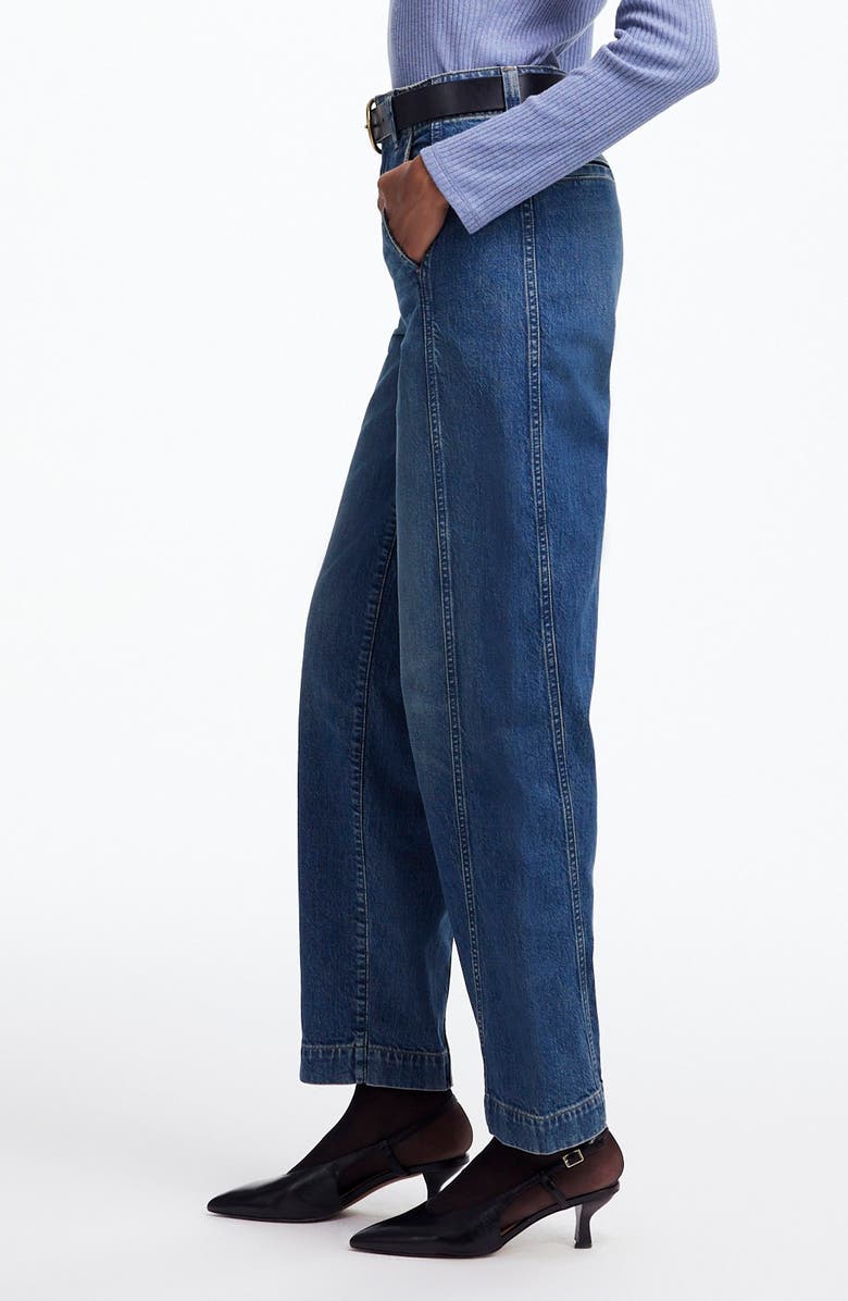 Madewell Tapered Denim Pants, Alternate, color, Concho Wash