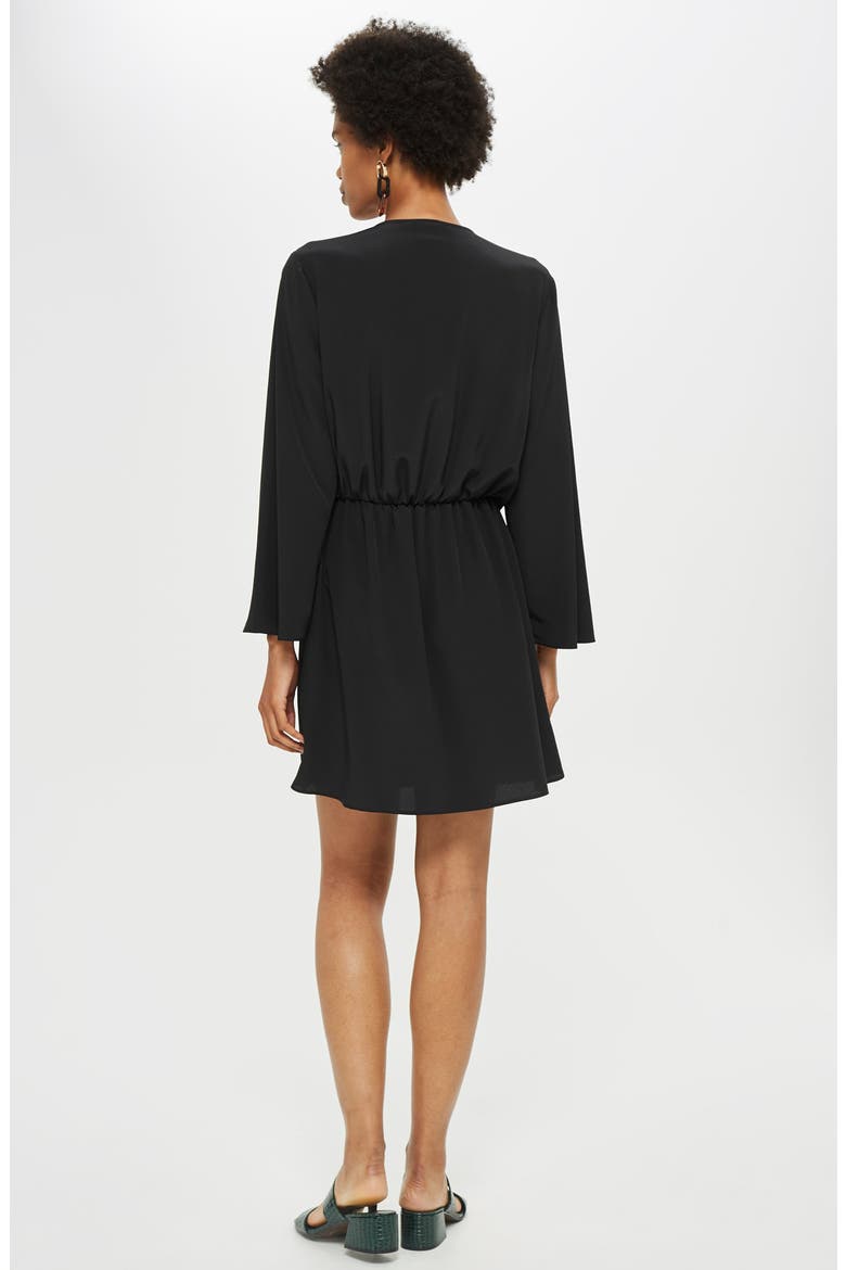 Tiffany Knot Minidress, Alternate, color, BLACK