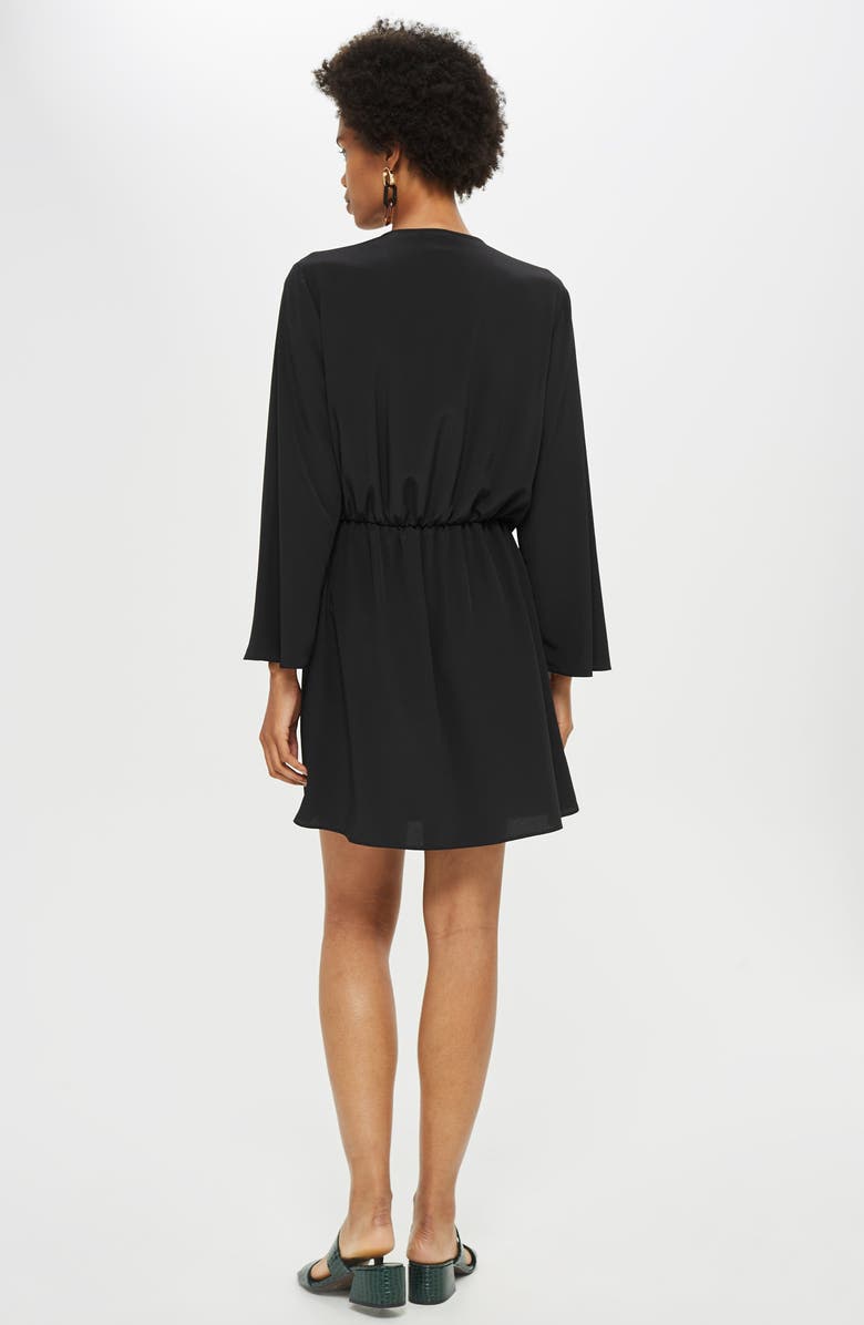 Topshop Tiffany Knot Minidress, Alternate, color,