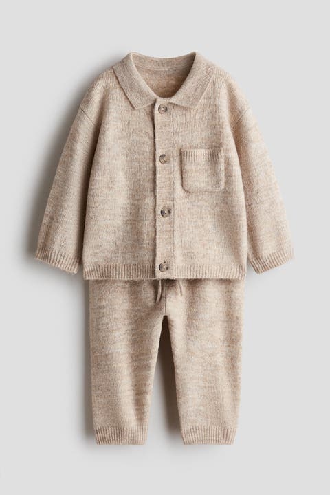 2-piece Cardigan And Pants Set