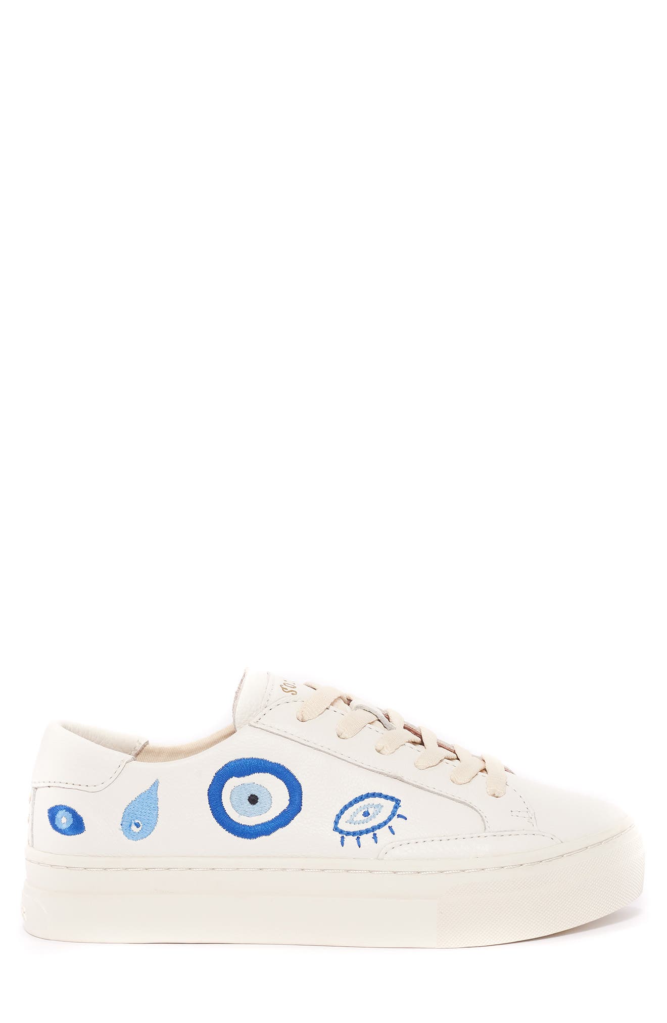 Soludos Evil Eye Ibiza Sneaker, Alternate, color, 