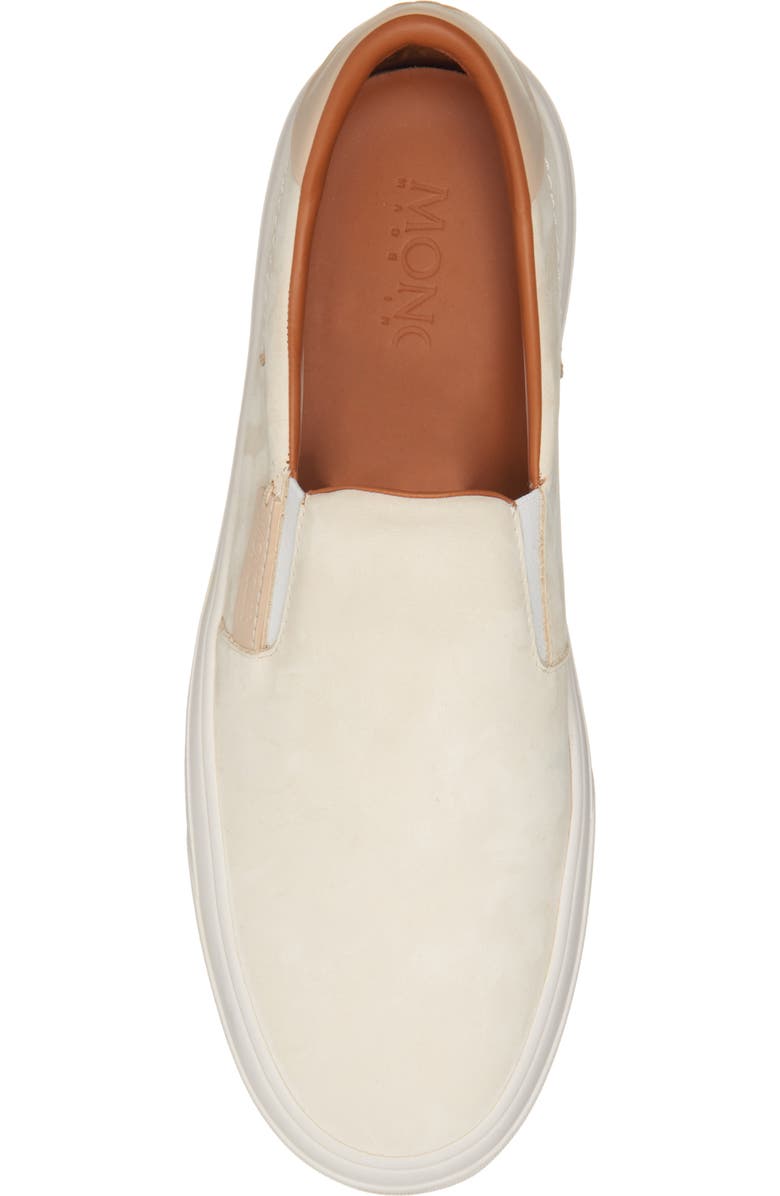 Moncler Monclub Slip-On Sneaker, Alternate, color, Light Beige