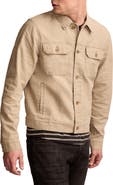 Lucky Brand Linen & Cotton Trucker Jacket