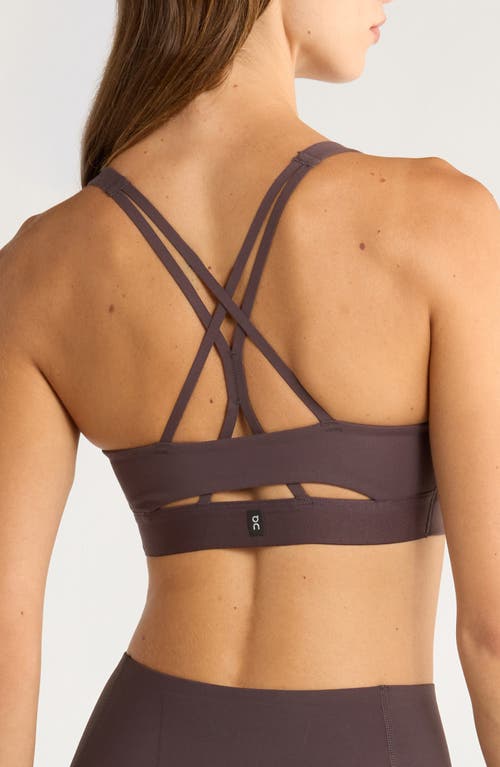 On Studio Sports Bra In Brown
