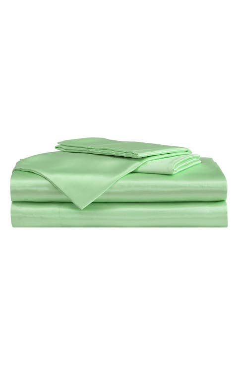 Solid Satin Sheet Set