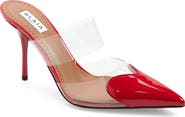 Alaïa High Love Heart Pointed Toe Mule