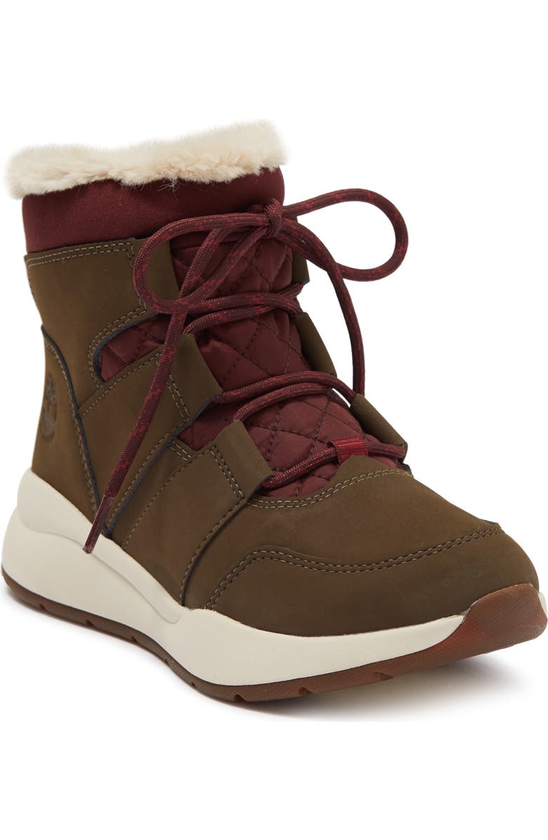 Timberland Boroughs Faux Fur Lined Winter Boot, Main, color,