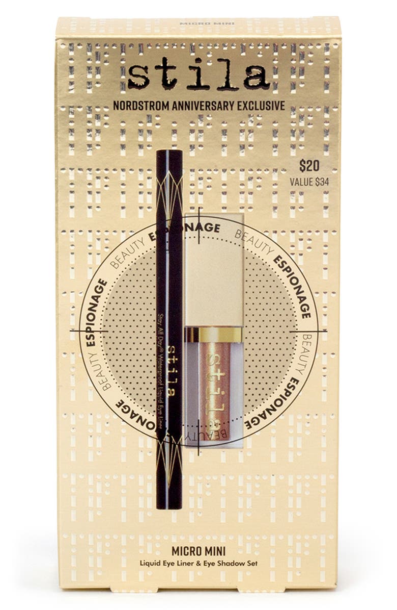 Stila Eyeliner & Liquid Eyeshadow Set, Alternate, color, 
