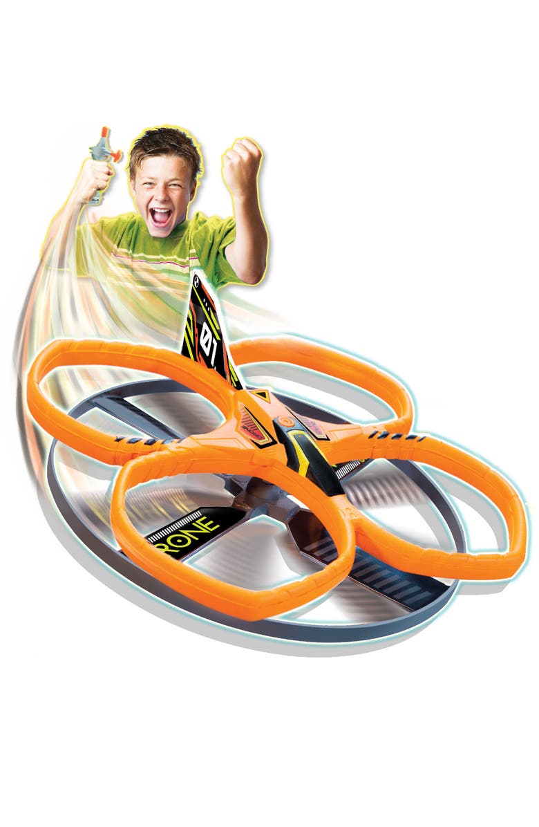 Lanard Air Fly Work Drone Ripcord Foam Quadcopter, Alternate, color, Multicolored