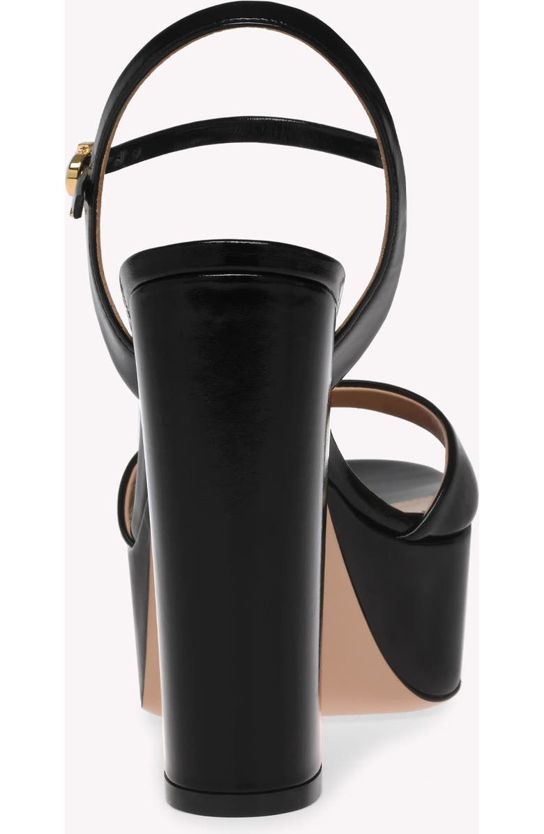 Gianvito Rossi Marlena Sandals, Alternate, color, Black Nappa