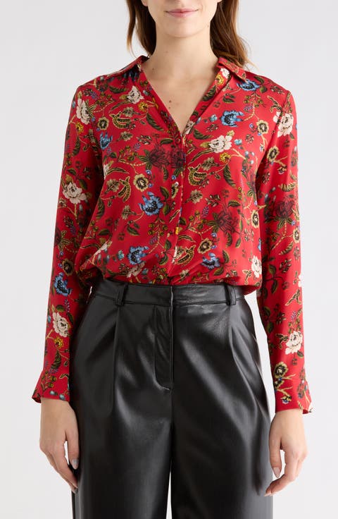 Eloise Floral Button-Up Shirt