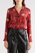 Alice + Olivia Eloise Floral Button-Up Shirt