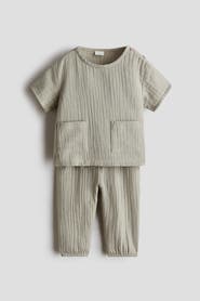 H&M 2-piece Cotton Muslin Set