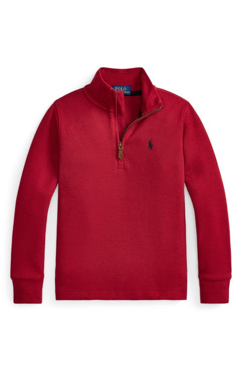 Kids' Estate Rib Quarter Zip Pullover