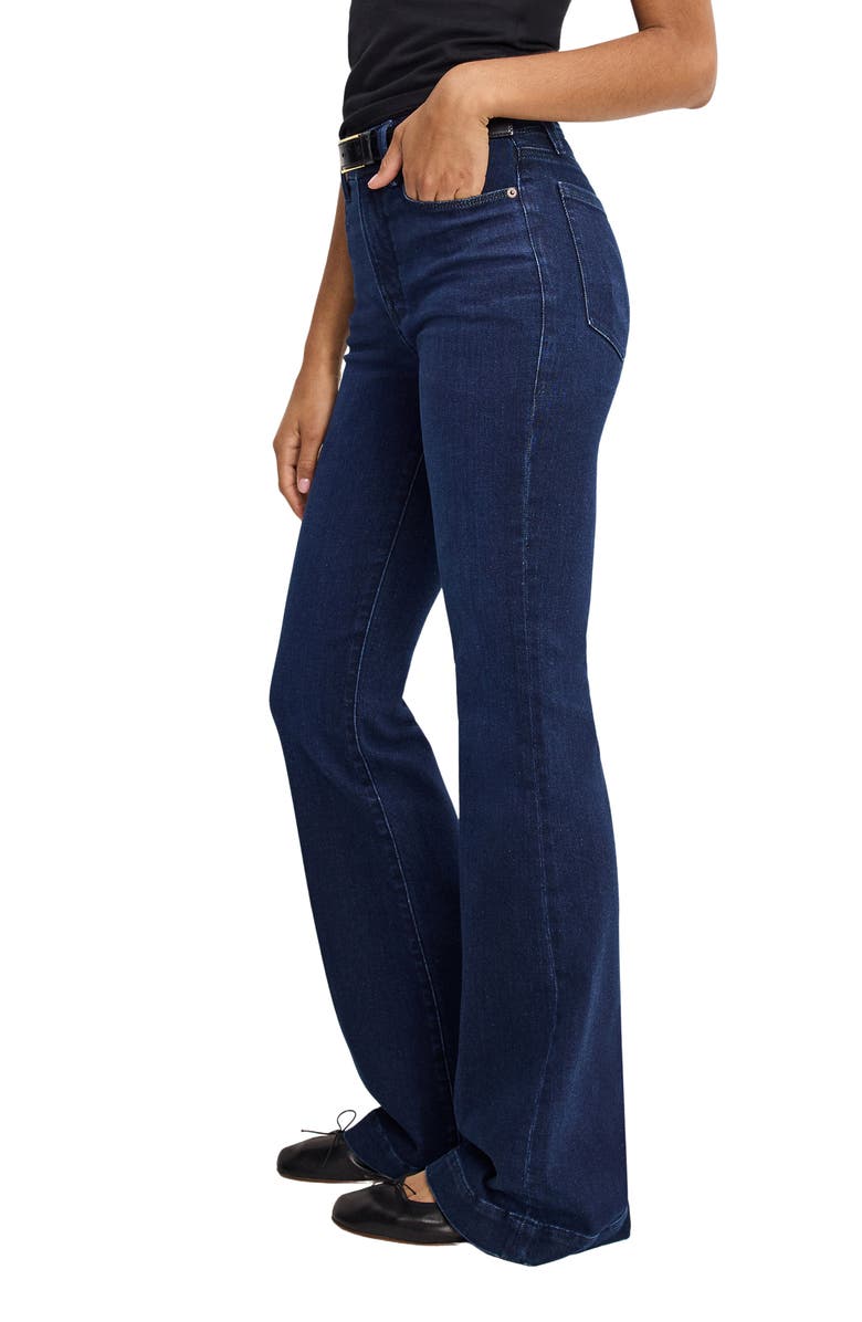 Good American Good Legs High Waist Flare Jeans, Alternate, color, Indigo1150