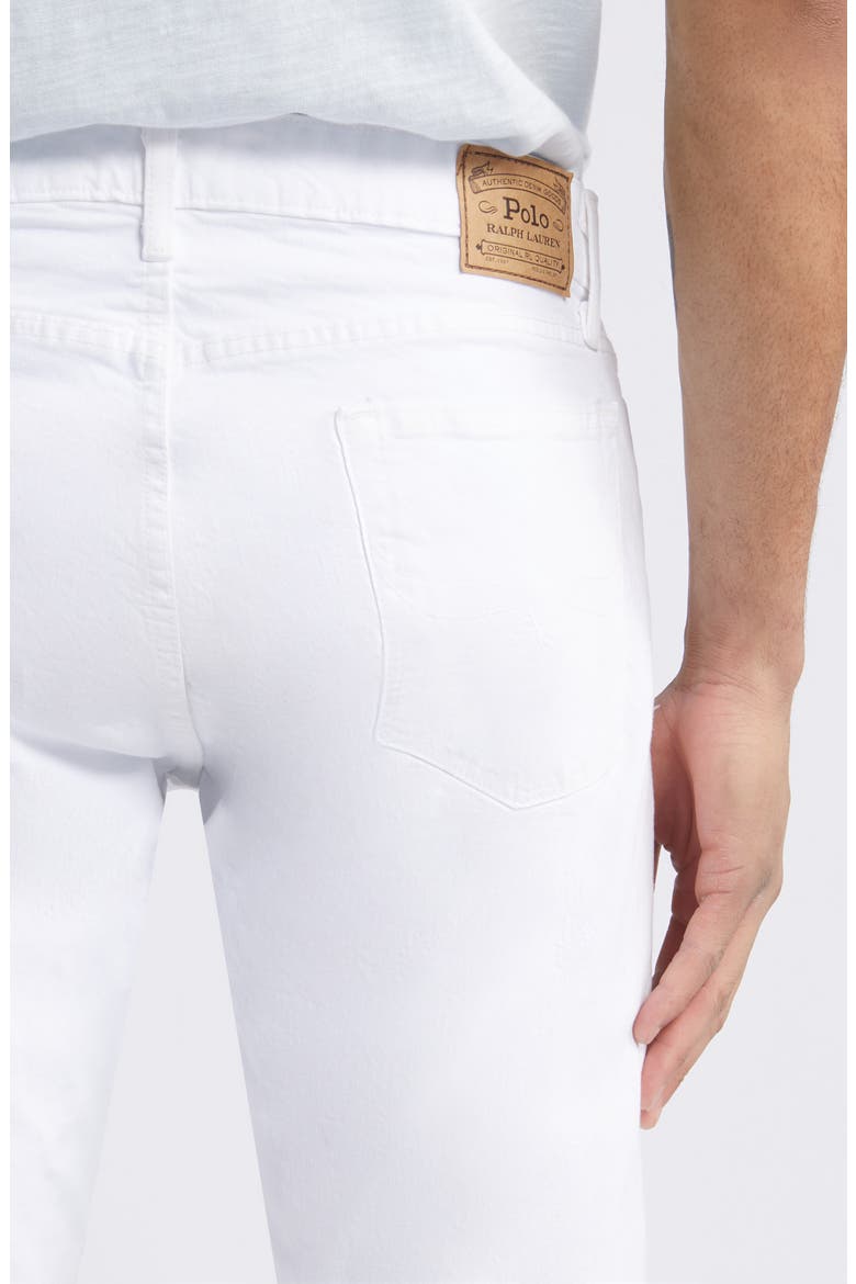 Varick Slim Straight Leg Jeans, Alternate, color, HUDSON WHITE