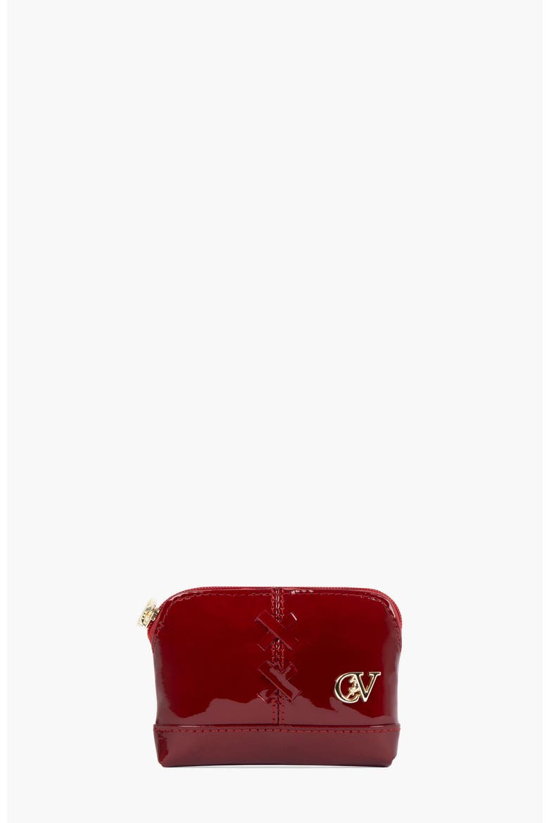 Midnight Rouge Patent Leather Coin Purse 250, Main, color, Red