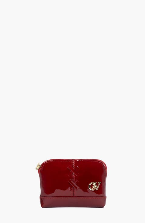 Midnight Rouge Patent Leather Coin Purse 250