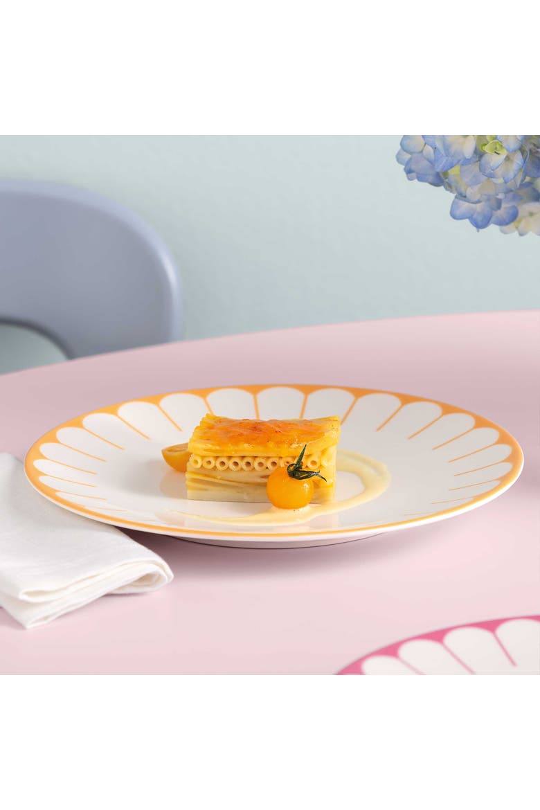 Fleur Bleu Dinner Plate, Alternate, color, Yellow