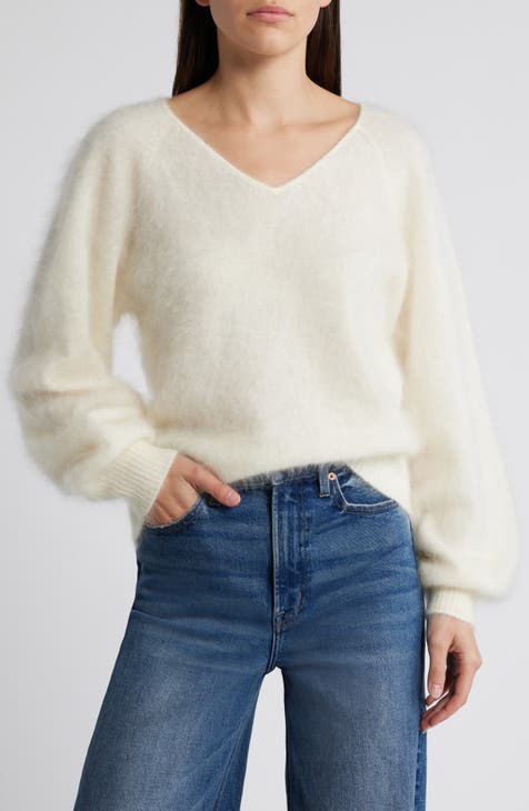 Nordstrom good 100%Cashmere V-Neck Sweater