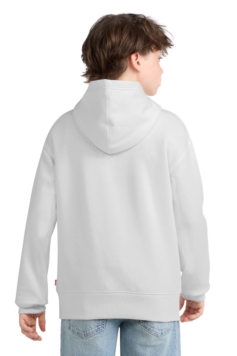 Kids' Snow Plow Graphic Hoodie, Alternate, color, LEVI EGRET