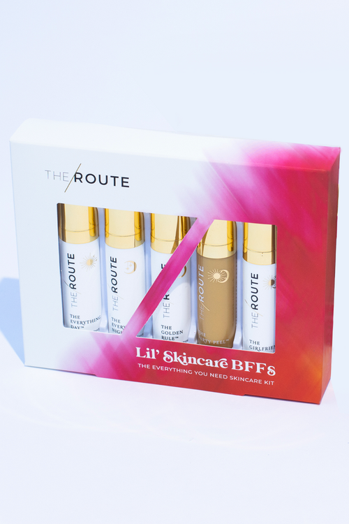 The Route Beauty Lil' Skincare Bff's And The Everything You Need Skincare Kit