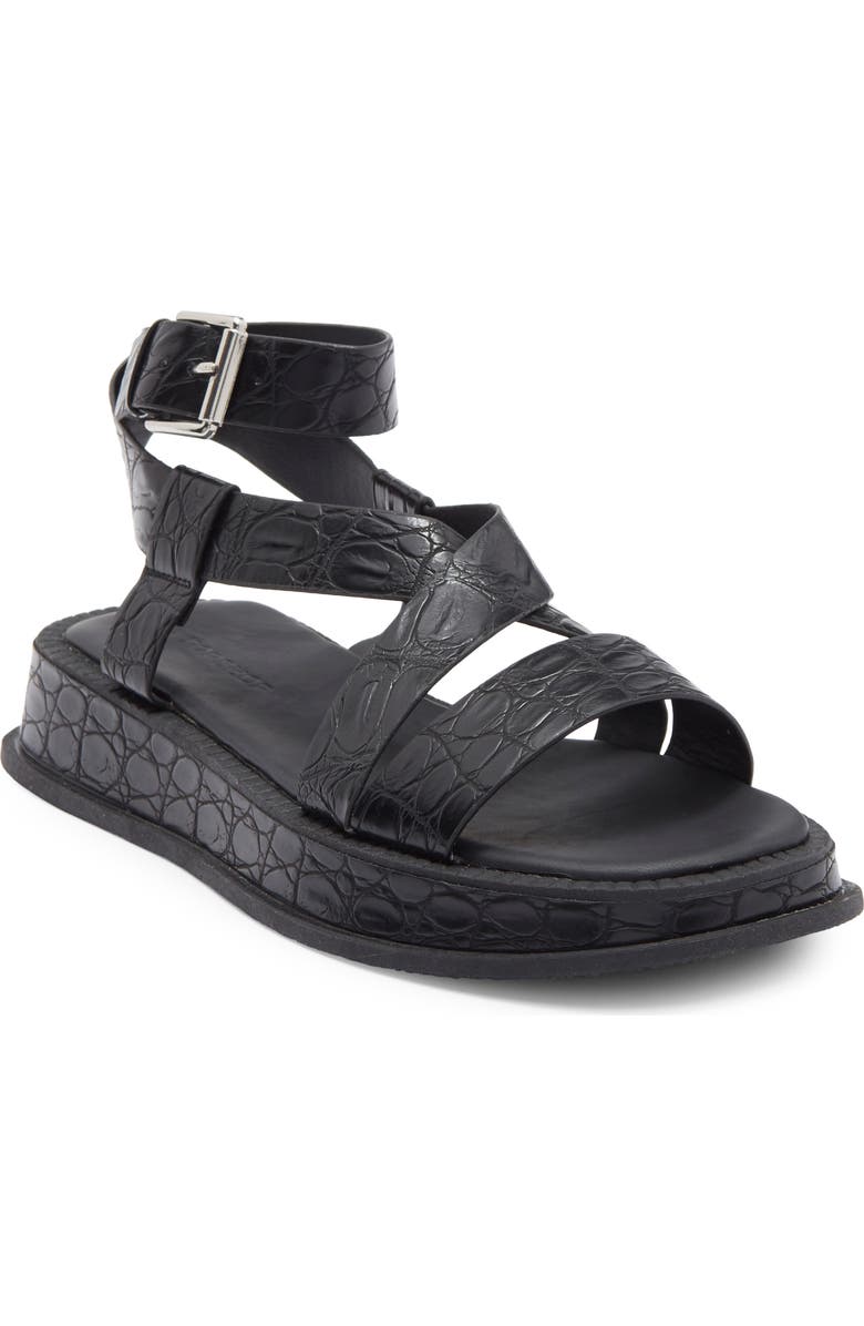 Topshop Jasmine Chunky Wedge Sandal, Main, color,