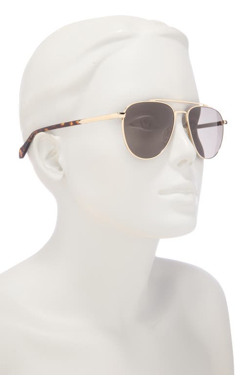 Rag & Bone 55mm Gradient Aviator Sunglasses In Brown