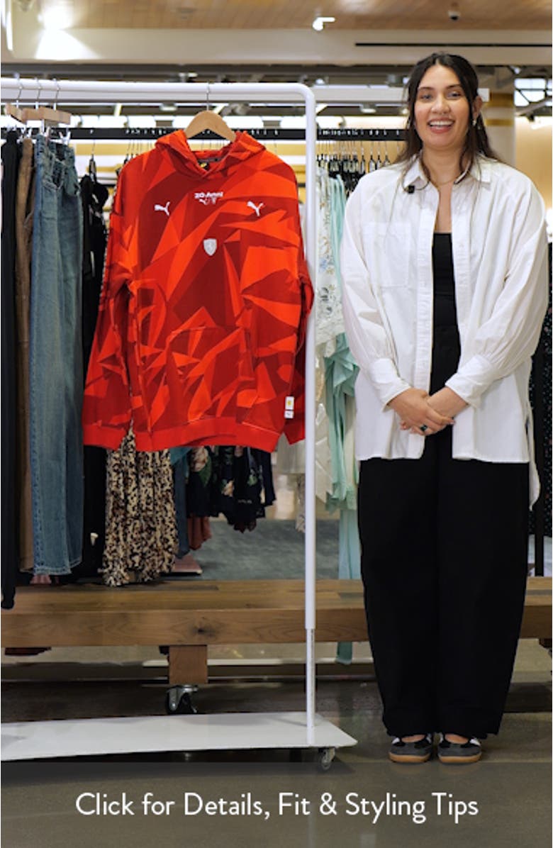 x Ferrari 20 Years of Red Cotton Twill Pants, sales video thumbnail