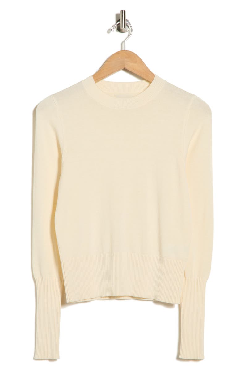 DL1961 Lunne Cotton & Cashmere Sweater, Main, color, Ivory