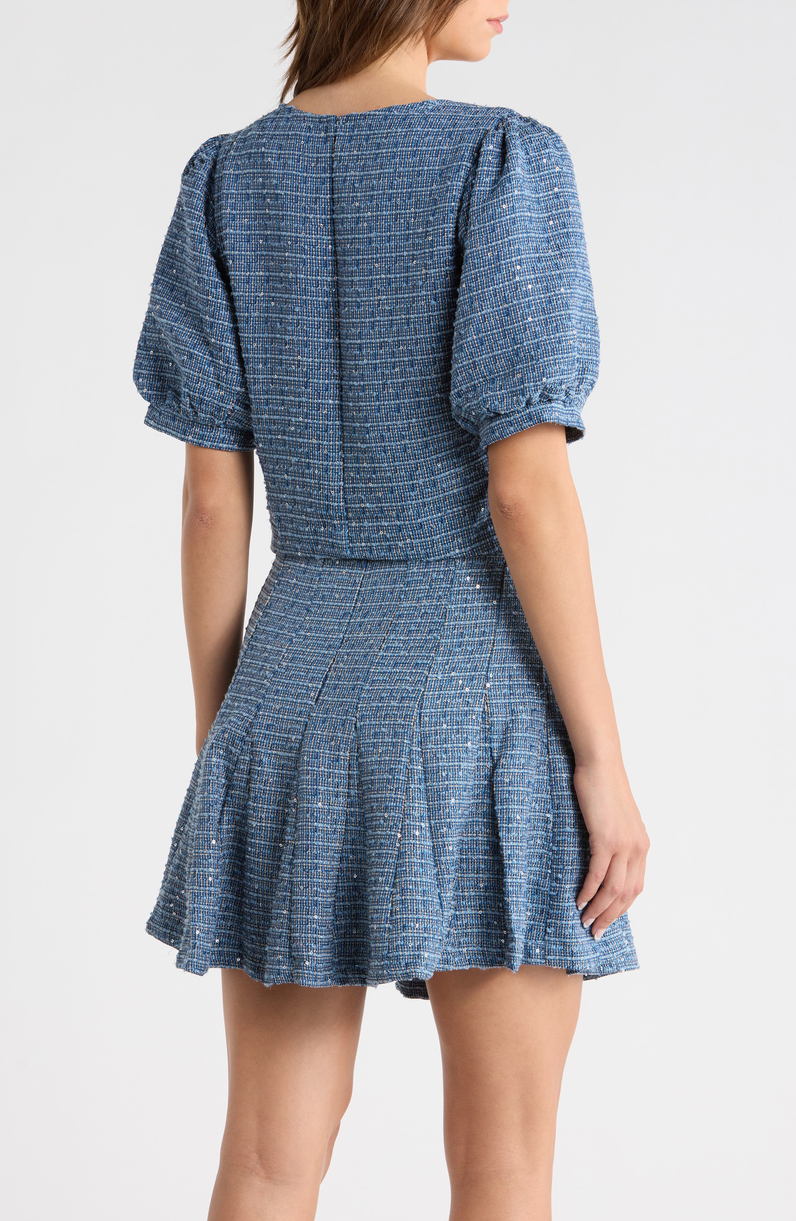Crop Tweed Top - image 2