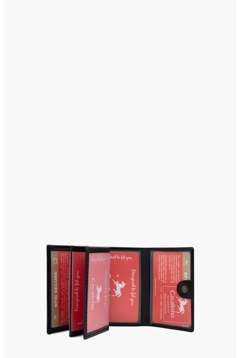 Gentleman Leather Card Holder Wallet 519, Alternate, color, Black