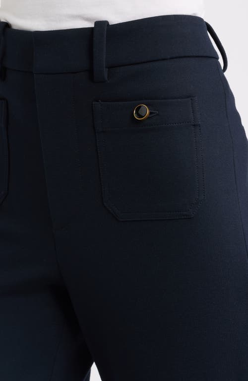 Frame The Pixie Flare Trouser In Navy