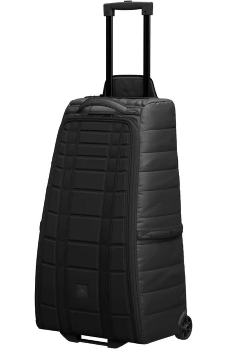 D_b_ Hugger Roller Bag Check in Wheeled Duffel 60L, Main, color, Black Out