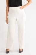 Anne Klein High Waist Wide Leg Pull-On Pants