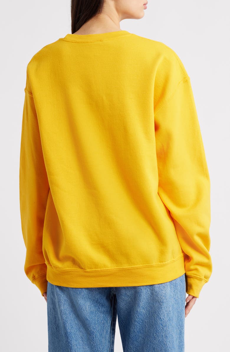 Junk Food NFL Steelers Property Graphic Sweatshirt, Alternate, color, Yellow