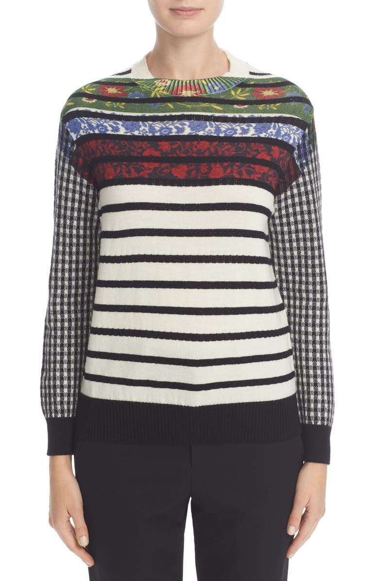 Tao Comme des Garçons Tricot Comme des Garçons Worsted Wool Sweater, Main, color, 